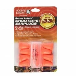 Howard Leight by Honeywell Super Leight Disposable Foam Shooting Earplugs, 5-Pairs R-84133 - Eye & Ear Protection
