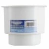 Shoreline Marine Cup Holder Recessed White Pdq - Marine Hardware