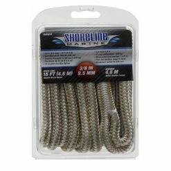 Shoreline Marine Dockline Nyl Dbbrd 3/8"X15'Gold - Marine Hardware