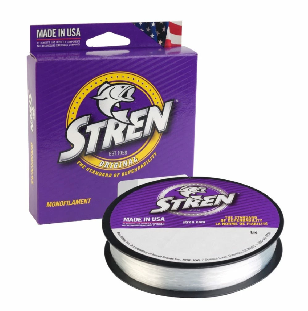 Stren Original Monofilament Fishing Line - Clear/Blue, 330 Yards/6 Pound - PFSTFS626 - Baits & Lures