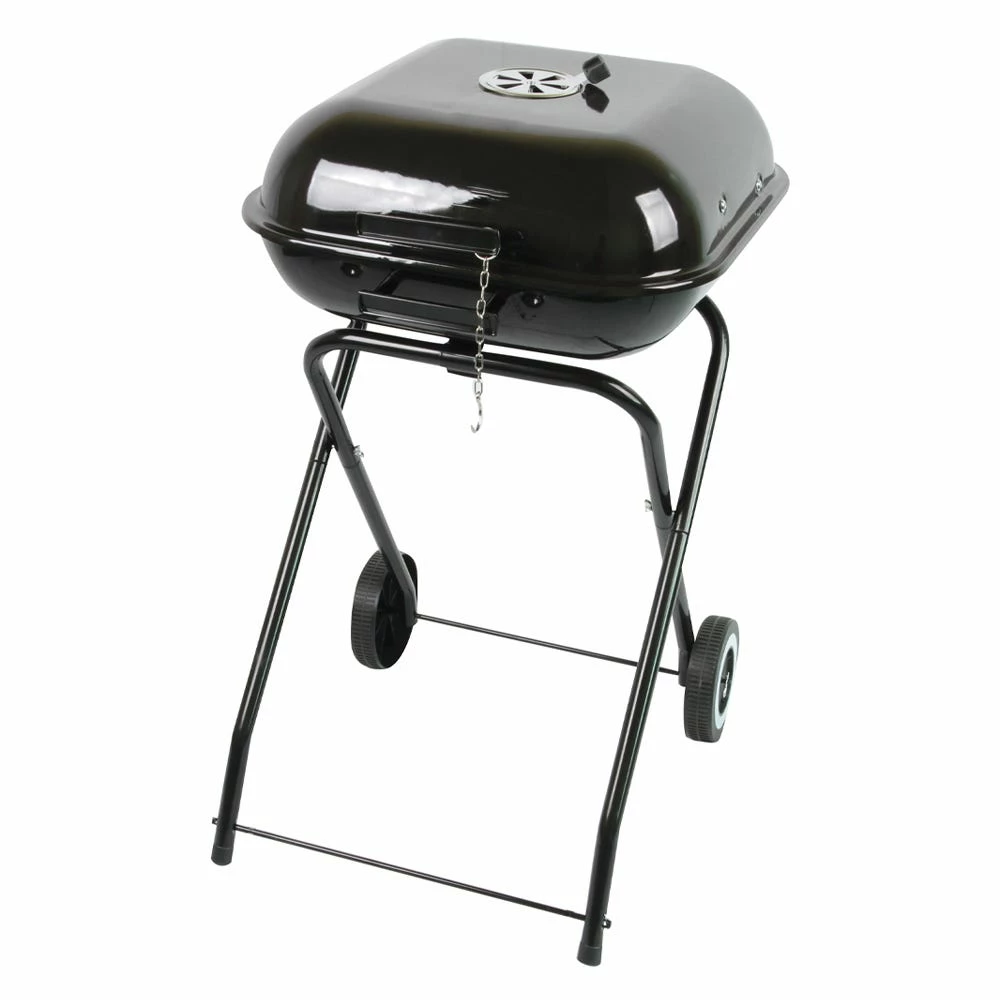 217 Grilling Company 217 Grilling Co. 18" Sq Folding Kettle Grill - OG2104101-GY - Charcoal Grill
