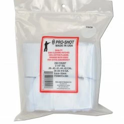 Pro-Shot Square 21/4 Inch Cleaning Patch .38-.45 Caliber 250 Count - 2 1/4-250 - Shooting Supplies