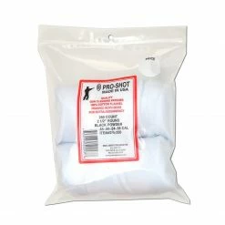 Pro-Shot Round 21/2 Inch Cleaning Patch .45-.58 Gauge 250 Count - 2 1/2-250 - Shooting Supplies