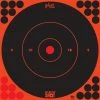 Pro-Shot SplatterShot 12 Inch Orange Bullseye Target - 5 Pack - 12B-ORNGE-5PK - Shooting Supplies
