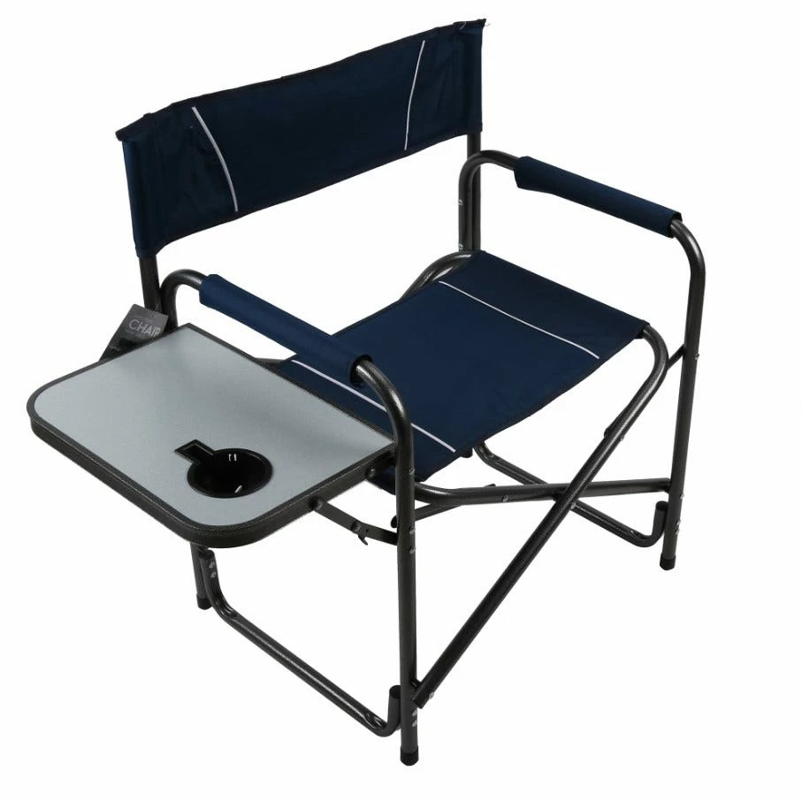 Various Brands Director's Chair with Table - Navy 87-844-0204 - Camp Furniture - Image 2