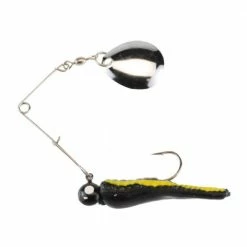 Johnson Beetle Spin, Black/Yellow Stripes - BSVP1/8-BYS - Baits & Lures