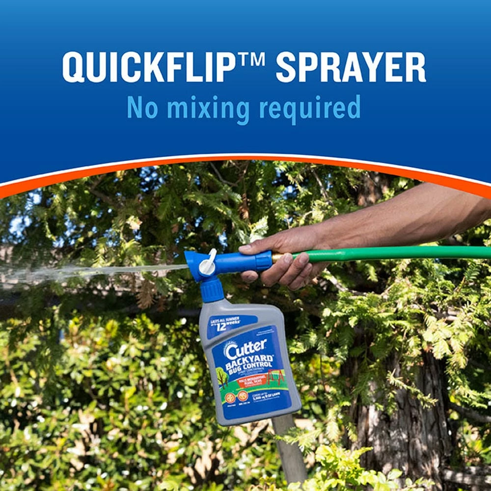 Cutter Backyard Bug Control Spray Concentrate, 32 oz. - HG-61067 - Camping & Hiking Accessories - Image 9