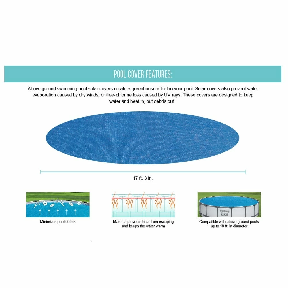 Bestway Flowclear 18' Solar Pool Cover - 58173E - Pool Care & Maintenance - Image 2