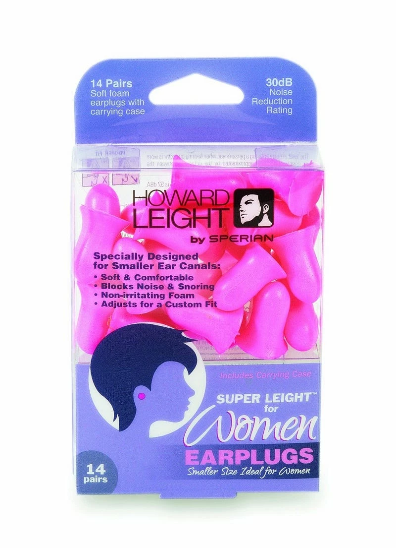 Howard Leight by Honeywell Super Leight for Women Disposable Pre-Shaped Small Earplugs, 14-Pairs R-01757 - Eye & Ear Protection - Image 2
