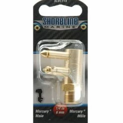 Shoreline Marine Mercury Male 2-Prng 1/4" Npt - Marine Hardware