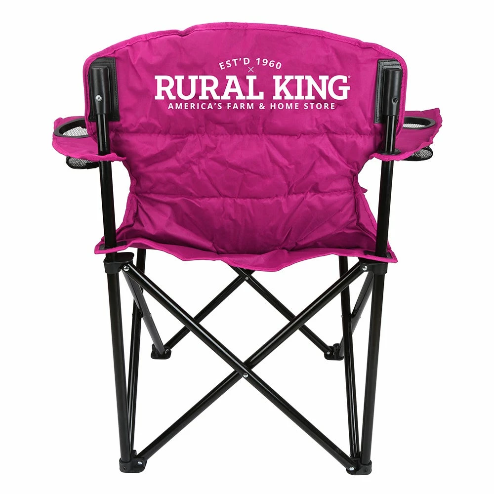 Rural King Heavy Duty Bag Chair, Pink - 89-993-0204 - Camp Furniture - Image 2