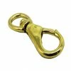 Shoreline Marine Eye Snap Swivel 3-3/4" Brass - Marine Hardware