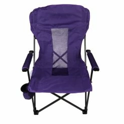 Lincoln Outfitters Hard Arm Folding Chair Purple 87-839-0204 - Camp Furniture