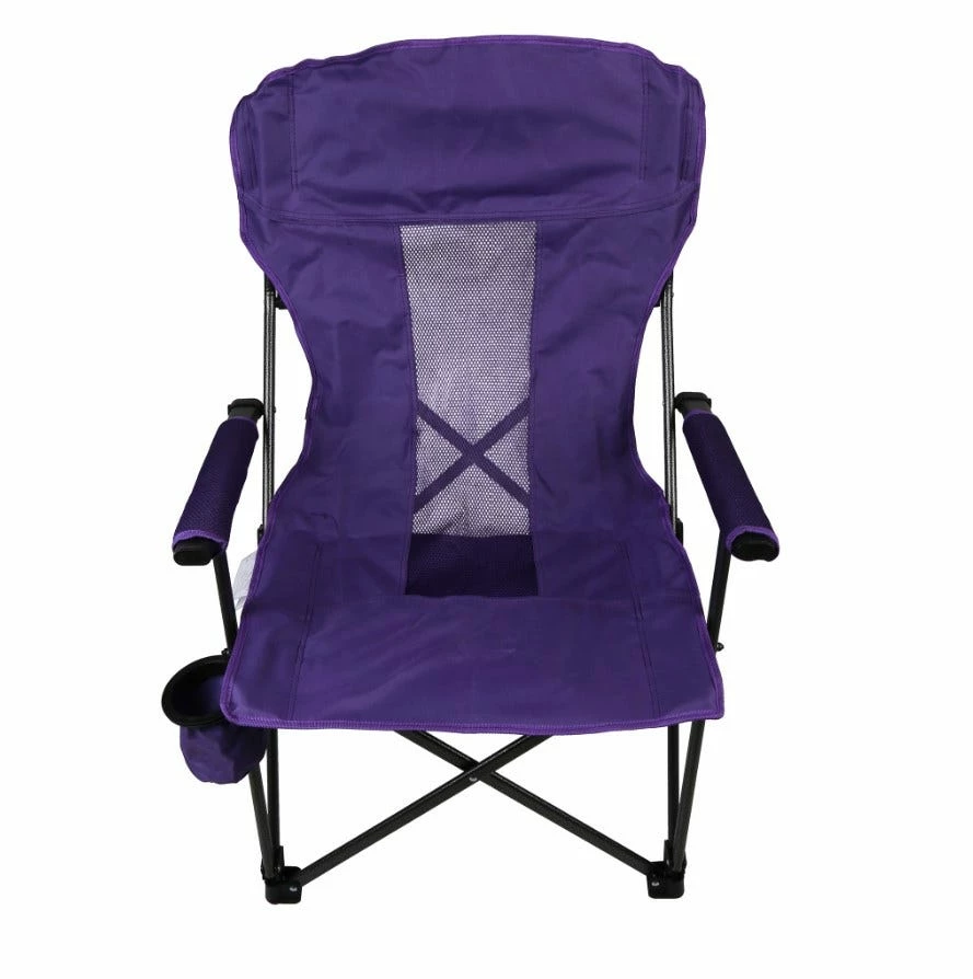 Lincoln Outfitters Hard Arm Folding Chair Purple 87-839-0204 - Camp Furniture