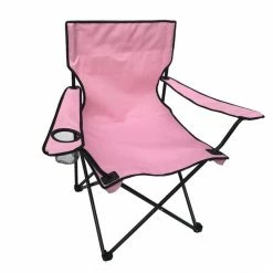 Rural King RK Logo Pink Folding Chair - WDB RK PINK - Camp Furniture