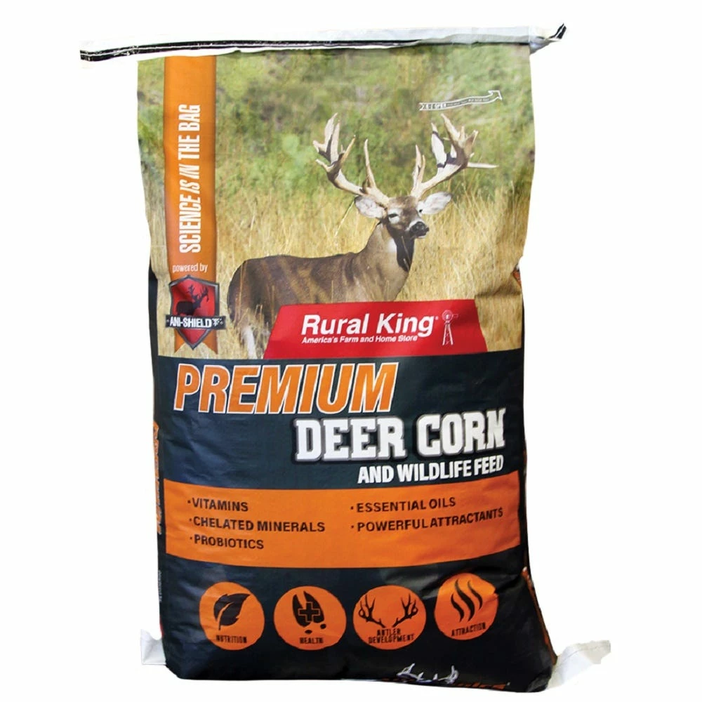 Ani-Logics Premium Rural King Deer Corn 40 lb. Bag - 20300 - Wildlife Feeds & Attractants