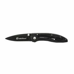 Smith & Wesson Frame Lock Folding Pocket Knife Drop Point Blade Steel Handle - CKLPBCP - Knives
