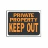 Hy-Ko Products Co. Private Property - Keep Out 8.5" X 12" Sign - Hunting Accessories & Gear