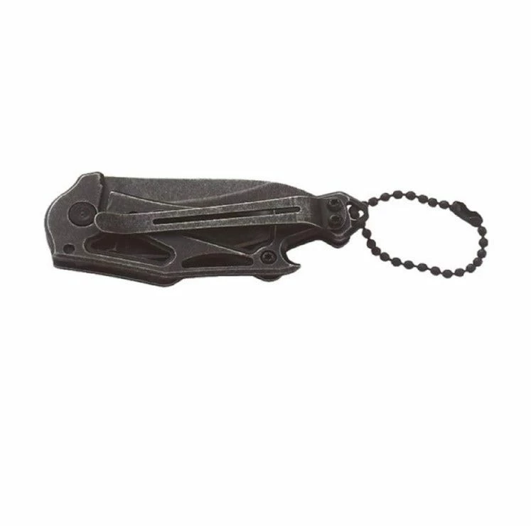Smith & Wesson Stonewash Tactical Keychain Folding Knife - 1100065 - Knives - Image 2