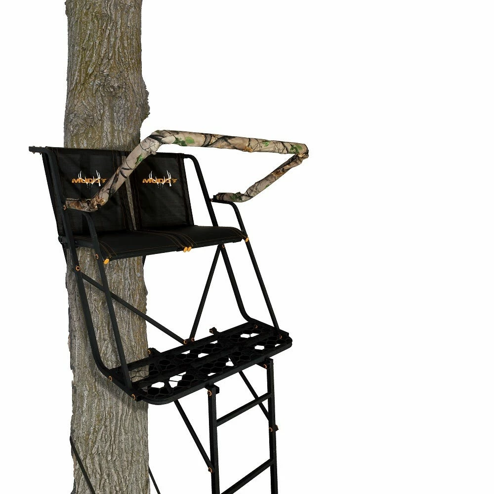 Muddy Skybox with Blind Kit 20 Foot Ladderstand - MLS1550B - Blinds & Tree Stands - Image 2