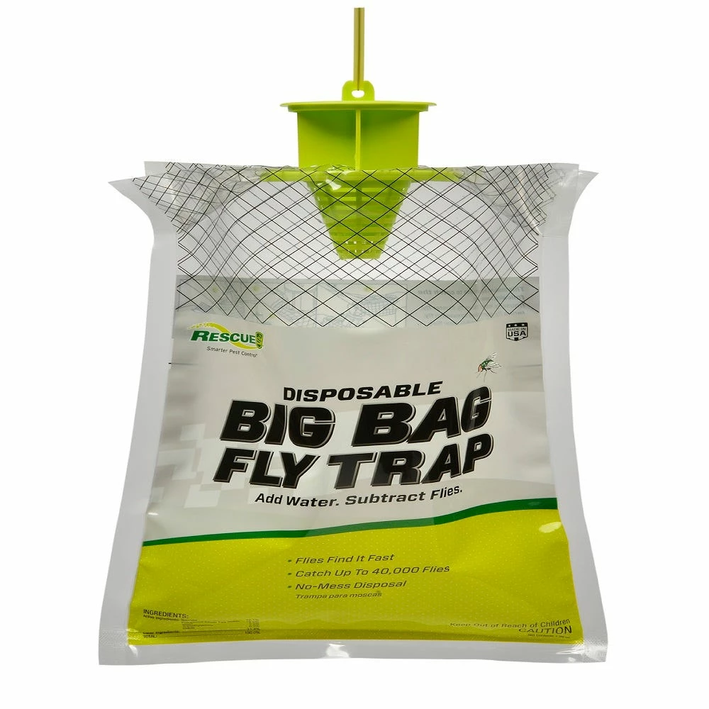 Rescue Big Bag Disposable Fly Trap BFTD DB12 - Bug & Pest Control