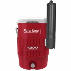 Rural King Igloo Seat Top Water Jug with Cup Dispenser, 5 Gallon - 42264 - Coolers
