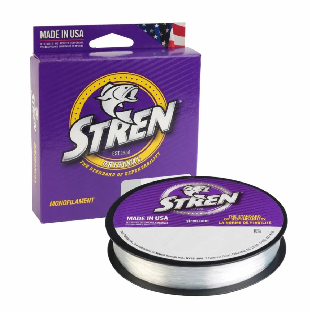 Stren Original Monofilament Fishing Line - Clear/Blue, 330 Yards/8 Pound - PFSTFS826 - Baits & Lures