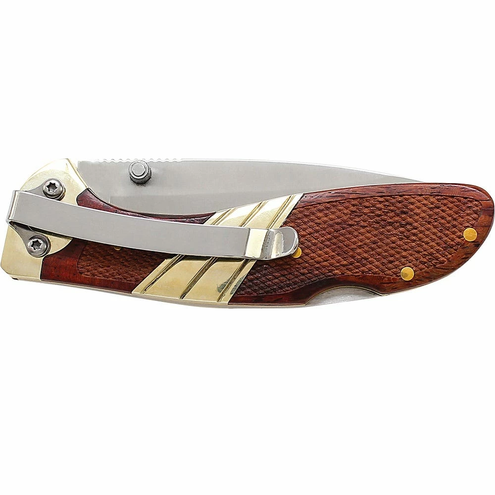 Old Timer Medium Lockback Clip High Carbon Stainless Steel Folder Knife - 12524422 - Knives - Image 2