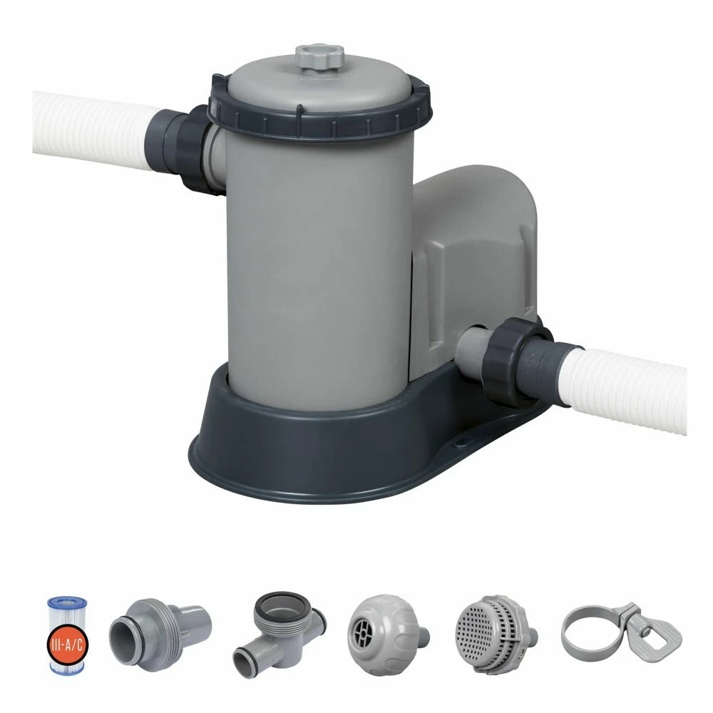 Bestway USA Flowclear 1500 Gallon Filter Pump - 58390E - Swimming Pools & Sprinklers