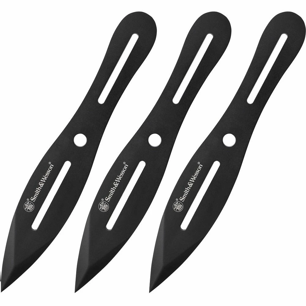 Smith & Wesson Smith and Wesson 8in Stainless Steel Throwing Knives, 3 Pack - 12524424