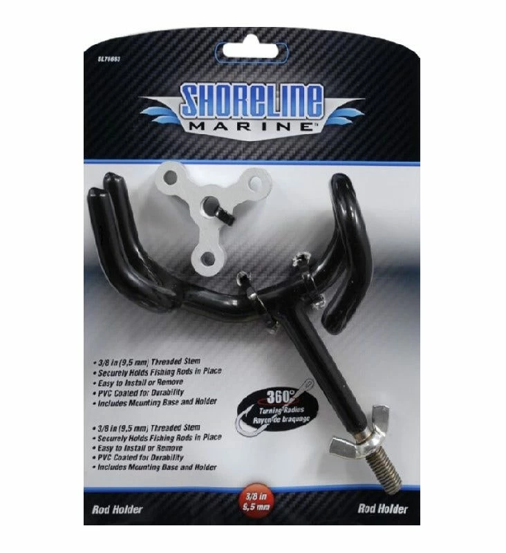 Shoreline Marine Wire Rod Holder W/Mount - Marine Hardware