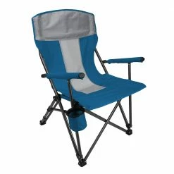 Rural King Hard Arm Folding Chair, Blue - 89-983-0204 - Camp Furniture