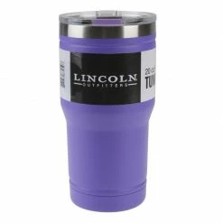 Lincoln Outfitters 20 oz. Tumbler, Purple - 87-950-0204 - Water Bottles & Hydration