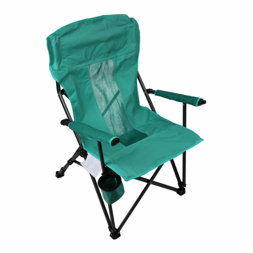 Lincoln Outfitters Hard Arm Folding Chair Teal 87-838-0204 - Camp Furniture - Image 2