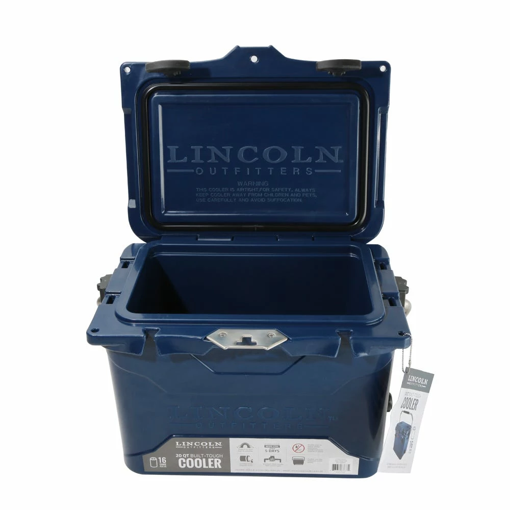 Lincoln Outfitters 20 Quart High Performance Cooler, Blue - 87-673-0204 - Coolers - Image 4