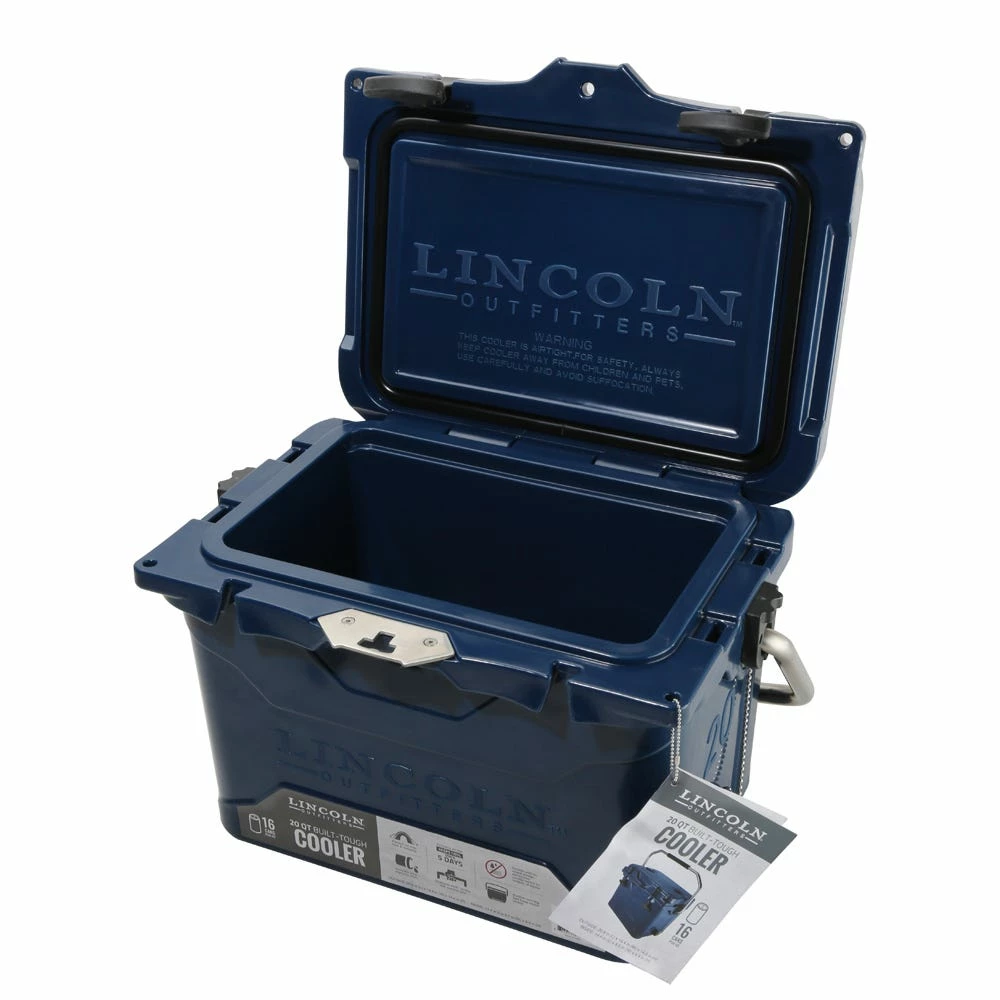 Lincoln Outfitters 20 Quart High Performance Cooler, Blue - 87-673-0204 - Coolers - Image 3
