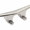 Shoreline Marine Cleat 6" Chrome Plated Zamak - Marine Hardware