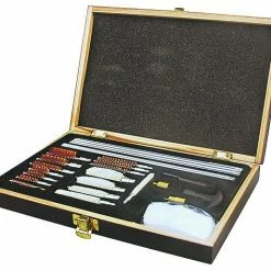 Various Brands Universal Gun Cleaning Kit Deluxe Wood Case - GCK31 - Cleaning Supplies