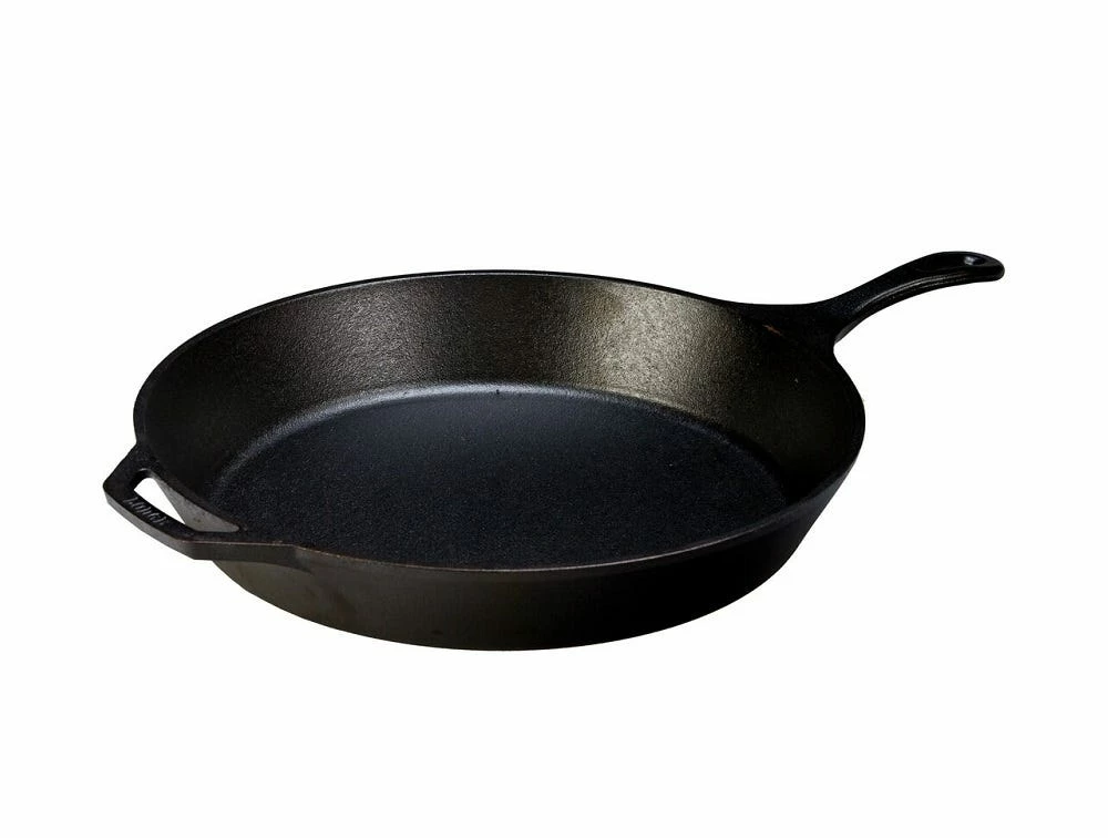 Lodge Manufacturing Co 15 1/4 Inch Cast Iron Skillet L14SK3 - Cookware - Image 2