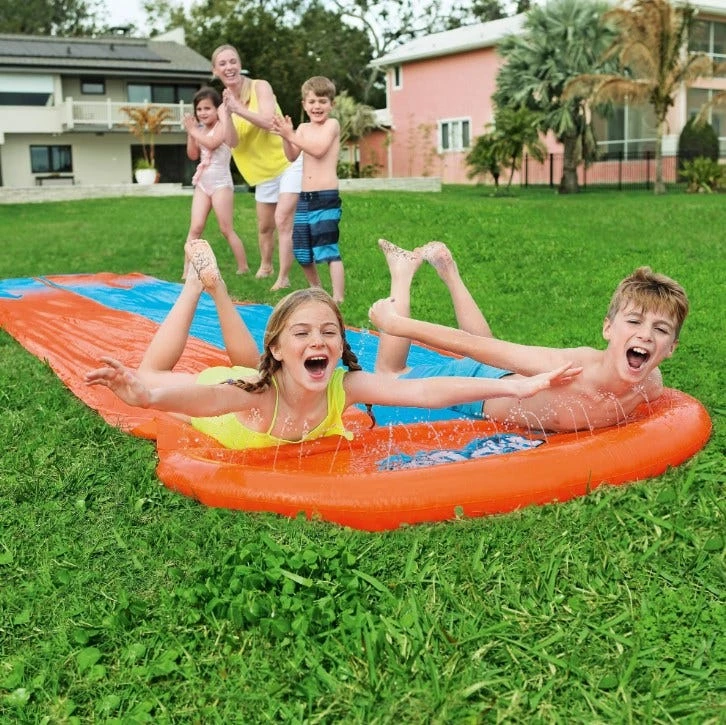 Bestway H2OGO! Double Water Slide 16' - 52328E - Pool & Water Toys - Image 6