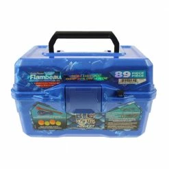 Flambeau Big Mouth Tacklebox - Blue Swirl, 89 Piece Kit - FLA6380TG06 - Baits & Lures