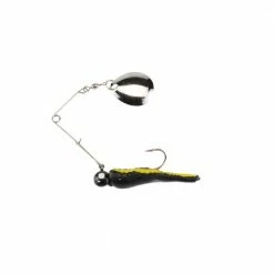 Johnson Original Beetle Spin Fishing Lure, Black/Yellow Stripes - PFBSVP14BYS - Baits & Lures