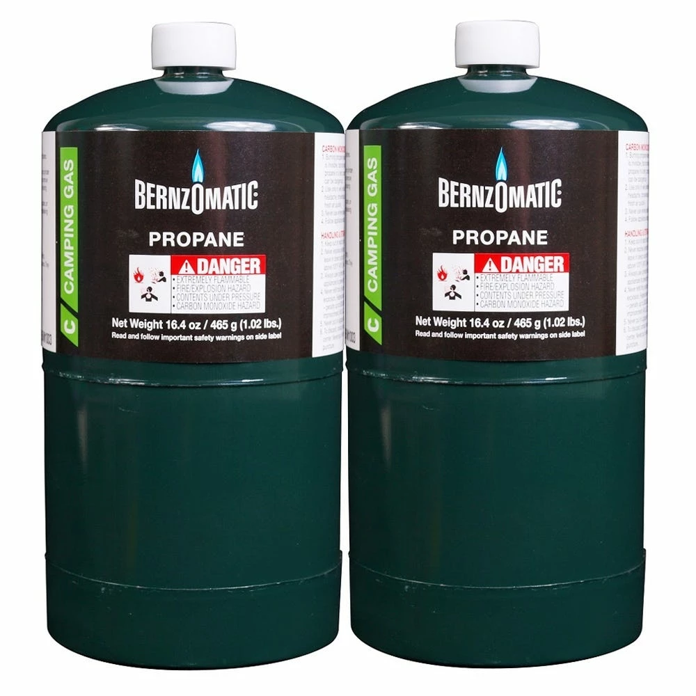 Various Brands Disposable 16.4 oz. Propane Cylinder, 2 Pack - 332773 - Camp Kitchen