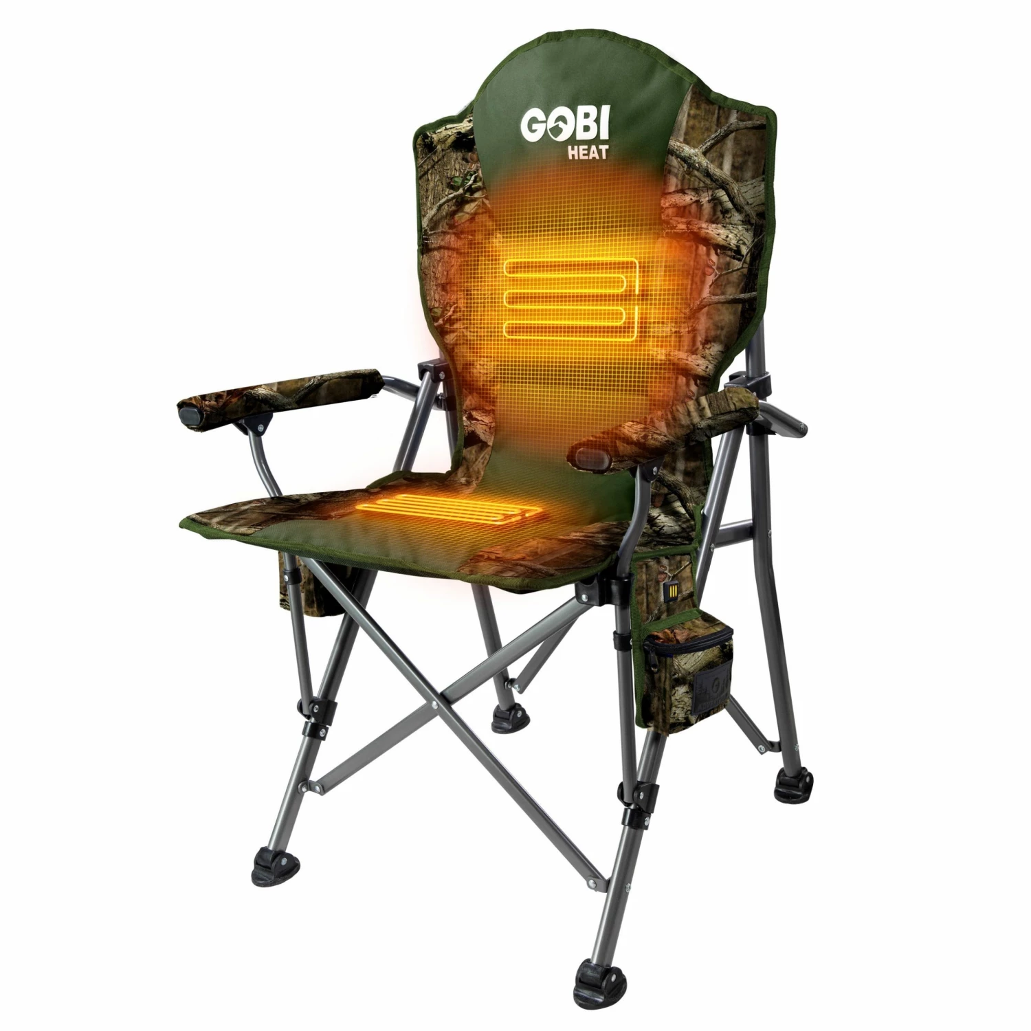 Gobi Heat Terrain Heated Camping Chair Camo - CH-CAMO - Camp Furniture