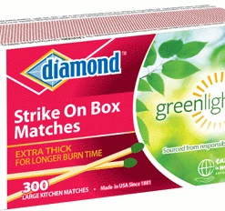 Diamond 3 Pack Matches - Cleaning & Janitorial Supplies