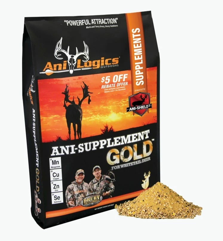 Ani-Logics Outdoors Ani-Supplement Gold 20 LB - 60820 - Wildlife Feeds & Attractants